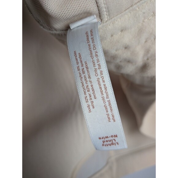 Cacique Bra 48DDD Lightly Lined No-Wire Beige Tan Lane Bryant Wireless Plus Size - Picture 10 of 14